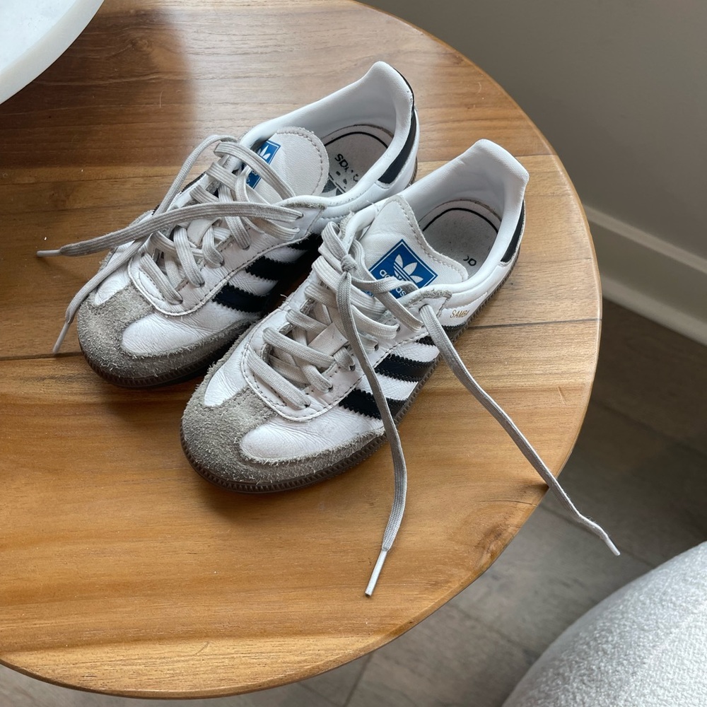 Adidas White and Black Sneakers - Picture 2 of 3